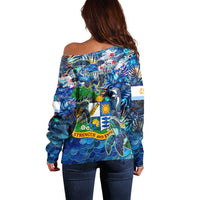 Anguilla Off Shoulder Sweater - Wonder Print Shop