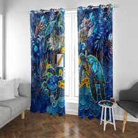 Anguilla Window Curtain - Wonder Print Shop