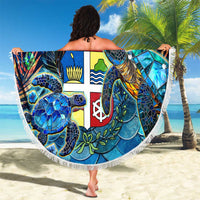 Aruba Beach Blanket Sea Turtle Tropical Pattern