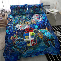 Aruba Bedding Set Sea Turtle Tropical Pattern