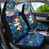 Aruba Car Seat Cover Sea Turtle Tropical Pattern