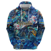 Aruba Hoodie Sea Turtle Tropical Pattern - Wonder Print Shop