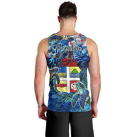 Aruba Men Tank Top Sea Turtle Tropical Pattern - Wonder Print Shop
