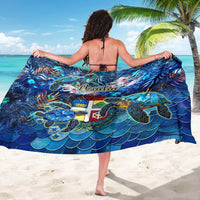Aruba Sarong Sea Turtle Tropical Pattern - Wonder Print Shop