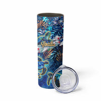 Aruba Skinny Tumbler Sea Turtle Tropical Pattern - Wonder Print Shop