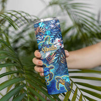 Aruba Skinny Tumbler Sea Turtle Tropical Pattern - Wonder Print Shop