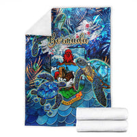 Bermuda Blanket Sea Turtle Tropical Pattern