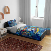 Sint Maarten Bedding Set Sea Turtle Tropical Pattern