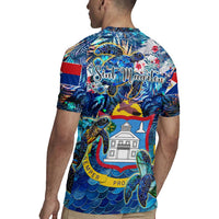 Sint Maarten Rugby Jersey Sea Turtle Tropical Pattern - Wonder Print Shop