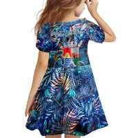 Sint Eustatius Family Matching Summer Maxi Dress and Hawaiian Shirt Sea Turtle Tropical Pattern - Wonder Print Shop