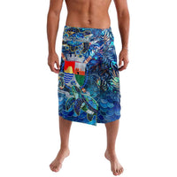 Sint Eustatius Lavalava Sea Turtle Tropical Pattern - Wonder Print Shop