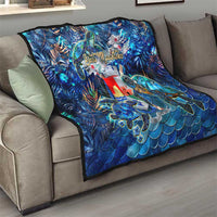 Sint Eustatius Quilt Sea Turtle Tropical Pattern - Wonder Print Shop