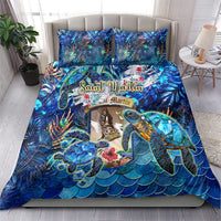 Saint Martin Bedding Set Sea Turtle Tropical Pattern