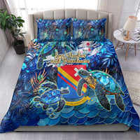 San Andres and Providencia Bedding Set Sea Turtle Tropical Pattern