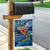 San Andres and Providencia Garden Flag Sea Turtle Tropical Pattern - Wonder Print Shop