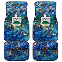 Saba Car Mats Sea Turtle Tropical Pattern