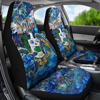 Saba Car Seat Cover Sea Turtle Tropical Pattern