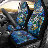 Saba Car Seat Cover Sea Turtle Tropical Pattern