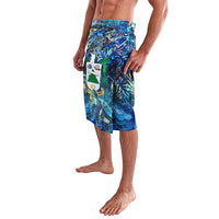 Saba Lavalava Sea Turtle Tropical Pattern - Wonder Print Shop