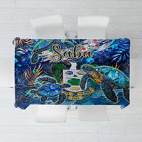 Saba Tablecloth Sea Turtle Tropical Pattern - Wonder Print Shop