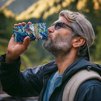 Montserrat 4 in 1 Can Cooler Tumbler Sea Turtle Tropical Pattern