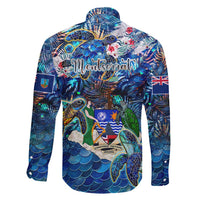 Montserrat Family Matching Short Sleeve Bodycon Dress and Hawaiian Shirt Sea Turtle Tropical Pattern - Wonder Print Shop