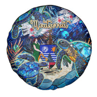 Montserrat Spare Tire Cover Sea Turtle Tropical Pattern - Wonder Print Shop