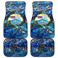 Bay Islands Department Car Mats Sea Turtle Tropical Pattern