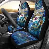 Bay Islands Department Car Seat Cover Sea Turtle Tropical Pattern