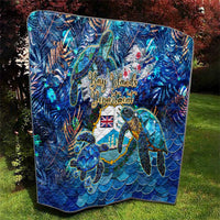Bay Islands Department Quilt Sea Turtle Tropical Pattern - Wonder Print Shop