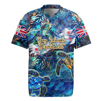 Bay Islands Department Rugby Jersey Sea Turtle Tropical Pattern - Wonder Print Shop