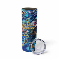 Bay Islands Department Skinny Tumbler Sea Turtle Tropical Pattern - Wonder Print Shop