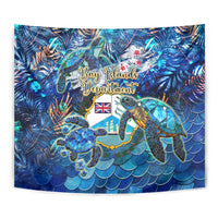 Bay Islands Department Tapestry Sea Turtle Tropical Pattern - Wonder Print Shop