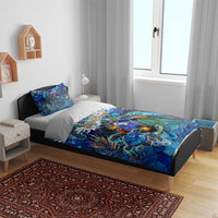 Guadeloupe Bedding Set Sea Turtle Tropical Pattern