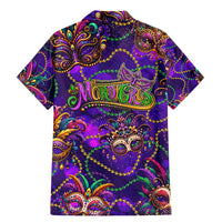 Mardi Gras Family Matching Mermaid Dress and Hawaiian Shirt Mask Glitter Art