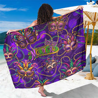 Mardi Gras Sarong Mask Glitter Art - Wonder Print Shop