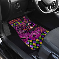 Happy Mardi Gras Car Mats Mask Feather Colorfull