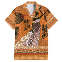 Personalized Beautiful Woman African Family Matching Short Sleeve Bodycon Dress and Hawaiian Shirt - Wonder Print Shop