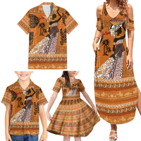 Personalized Beautiful Woman African Family Matching Summer Maxi Dress and Hawaiian Shirt - Wonder Print Shop