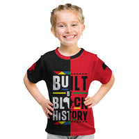 Built By Black History Kid T Shirt - Wonder Print Shop
