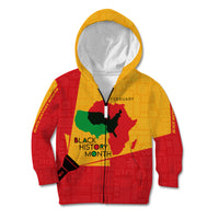 Black History Month Kid Hoodie African February - Wonder Print Shop