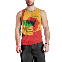 Black History Month Men Tank Top African February - Wonder Print Shop
