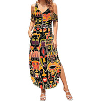 Personalized The Spirit Of Africa Summer Maxi Dress - Wonder Print Shop