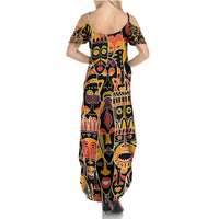 Personalized The Spirit Of Africa Summer Maxi Dress - Wonder Print Shop