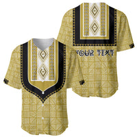 Personalized African Mudcloth Dashiki Baseball Jersey - Wonder Print Shop