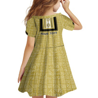 Personalized African Mudcloth Dashiki Family Matching Tank Maxi Dress and Hawaiian Shirt - Wonder Print Shop