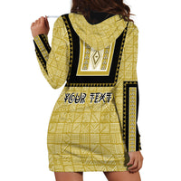 Personalized African Mudcloth Dashiki Hoodie Dress - Wonder Print Shop