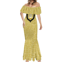 Personalized African Mudcloth Dashiki Mermaid Dress - Wonder Print Shop