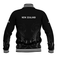 New Zealand Baseball Jacket Rugby 2023 Champions Black - Wonder Print Shop