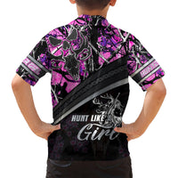 Hunt Like A Girl Hawaiian Shirt Forest Purple - Wonder Print Shop